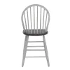 Liberty Furniture 139WH-B100024 Liberty Furniture 139WH-B100024 Farmhouse - Windsor Back Counter Chair - Two Tone White / Wood Tone