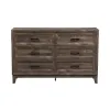 Liberty Furniture 384-BR31 Ridgecrest - 6 Drawer Dresser - Cobblestone
