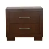 CoasterEssence 200712 Jessica - 2-Drawer Nightstand - Cappuccino