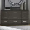 Liberty Furniture 732-BR31 Cascade Falls - 9 Drawer Dresser - Satin Espresso