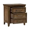 Liberty Furniture 930-BR61 Carolina Park - Nightstand With Charging Station - Amber Brown