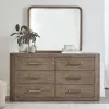 Liberty Furniture 306-BR-DM South Bend - Dresser & Mirror - Burnished Clay