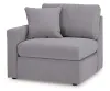Ashley Furniture 92104S27 Ashley Furniture 92104S27 Modmax - 4-Piece Sectional With Raf Corner Chaise - Granite