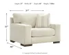 Ashley Furniture 5200323 Maggie - Chair and a Half - Birch
