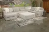 Jackson Furniture Industries 330312-2926/18 Logan Modular Sectional - Fabric Cocktail Ottoman - Moonstruck