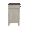 Liberty Furniture 457-BR62 Ivy Hollow - 3 Drawer Bedside Chest With Charging Station - Weathered Linen / Dusty Taupe