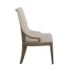 Liberty Furniture 615-C6501S Americana Farmhouse - Upholstered Shelter Side Chair - Dusty Taupe