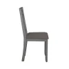 Liberty Furniture 131-C6501S Newport - Splat Back Side Chair - Smokey Gray / Carbon Gray