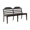 Liberty Furniture 297-C2000B Paradise Valley - Ladder Back Bench - Saddle Brown