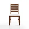 New Classic D1652B-20 New Classic D1652B-20 Pascal - Ladderback Dining Chair (Set of 2) - Walnut