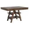 CoasterEssence 115208-S5 Dewey - 5 Piece Rectangular Dining Table Set - Walnut