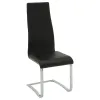 CoasterEveryday 100515BLK Montclair - Upholstered Dining Side Chair (Set of 4) - Black