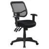 CoasterEssence 800019 Rollo - Upholstered Adjustable Ergonomic Office Chair - Black