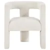 Coaster Fine Furniture 902881 Petra - Boucle Upholstered Accent Side Chair - White
