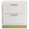 Coaster Fine Furniture 224772 Caraway - 2-Drawer Nightstand - White