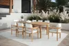 New Classic 60-G5511-9SW New Classic 60-G5511-9SW Wesley - Patio 9 Piece Dining Set Table & 8 Chairs - White