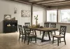Intercon HP-CH-385W-BBP-RTA Harper - Lattice Chair - Brushed Brown / Pecan