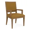 Riverside Furniture 51858 Halbrooke - Upholstered Back Arm Chair (Set of 2) - Light Brown