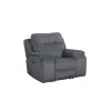 New Classic U5427-12P2-GRY Teddy - Recliner With Power Headrest & Footrest - Gray