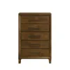New Classic B0182-070 Ballard - 5 Drawer Chest - Walnut