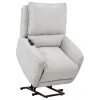 Coaster Fine Furniture 610524PP Sylmar - Chenille Upholstered Dual Power Lift Recliner - Dove Gray