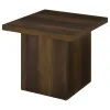 Coaster Fine Furniture 710887 Devar - Square Engineered Wood Side End Table - Dark Pine