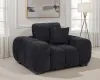Coaster Fine Furniture 511063 Octavia - Fabric Upholstered Track Arm Accent Chair - Black