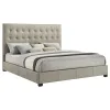 Coaster Fine Furniture 315911TANKE Medley - Genuine Leather Eastern King Platform Bed - Tan
