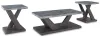 Ashley Furniture T400-13 Bensonale - Occasional Table Set (Set of 3) - Brown / Gray