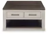 Ashley Furniture T796-00 Darborn - Lift Top Cocktail Table - Gray / Brown