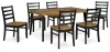 Ashley Furniture D413-425 Blondon - Rectangular Drm Table Set (Set of 7) - Brown / Black