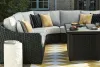 Ashley Furniture P792P1 Ashley Furniture P792P1 Beachcroft - 3-Piece Outdoor Sectional - Black