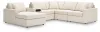 Ashley Furniture 92103S50 Ashley Furniture 92103S50 Modmax - 6-Piece Sectional With Audio System, Laf Corner Chaise And Raf Corner Chair - Oyster