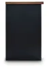 Ashley Furniture W664-68 Wildenauer - XL TV Stand With Fireplace Option - Brown / Black