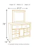 Ashley Furniture B251/31/36/46/67/64/98 Juararo - 6 Pc. - Dresser, Mirror, Chest, Queen Poster Bed - Dark Brown