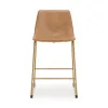 Ashley Furniture PCD373-324 Ciabori - Upholstered Barstool (Set of 2) - Toast / Gold