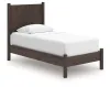 Ashley Furniture PCB2614B2 Ashley Furniture PCB2614B2 Pamytta - Twin Panel Platform Bed - Brown