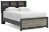 Ashley Furniture PCB1118B13 Ashley Furniture PCB1118B13 Broachmyn - Full Bookcase Bed - Black / Gray
