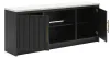 Ashley Furniture W2616-468 Cadmori - XL TV Stand With Fireplace Option - Black / White
