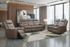 New Classic L4587-13P1-BRN Keldon - Glider Recliner With Power Footrest - Brown