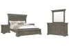 Pulaski Furniture P413-BR-K4-KIT4 Pulaski Furniture P413-BR-K4-KIT4 Madison Ridge - King Storage Bed, 2 Nightstands And Drawer Dresser With Mirror - Natural Bark