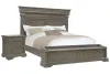 Pulaski Furniture P413-BR-K2-KIT1 Pulaski Furniture P413-BR-K2-KIT1 Madison Ridge - Queen Storage Bed With Nightstand - Natural Bark