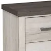 Samuel Lawrence Furniture S466-050 Riverwood - Nightstand With Usb Port - Gray