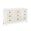 Samuel Lawrence Furniture S910-010 Melrose - 9-Drawer Dresser in a White Finish - White