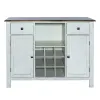 Liberty Furniture 186W-SR4836 Liberty Furniture 186W-SR4836 Carolina Crossing - Server - White / Antique Honey