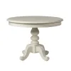 Liberty Furniture 607-CD-5PDS Summer House - 5 Piece Pedestal Table Set - Oyster White