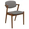 CoasterEssence 105352 Malone - Padded Wood Dining Arm Chair (Set of 2) - Dark Walnut