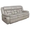 CoasterEveryday 651351-S2 Greer - 2 Piece Upholstered Reclining Sofa Set - Taupe