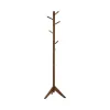 CoasterEveryday 900633 Devlin - 6 Hook Freestanding Wood Coat Rack Hat Hanger - Walnut