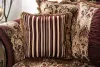 Furniture of America SM6433-SF Matteo - Sofa - Burgundy / Brown